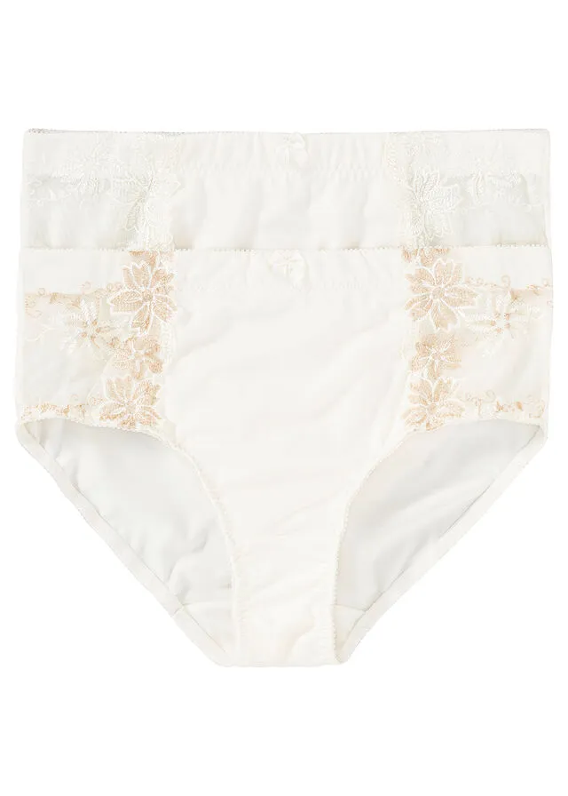 Pack de 2 bragas moldeadoras Champán/capuchino