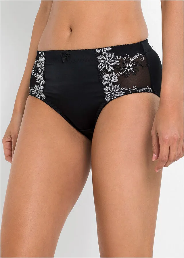 Pack de 2 bragas moldeadoras Negro + negro + blanco