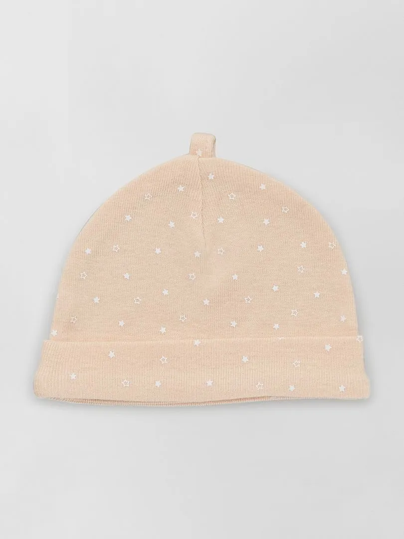 PACK DE 2 GORROS  ROSA