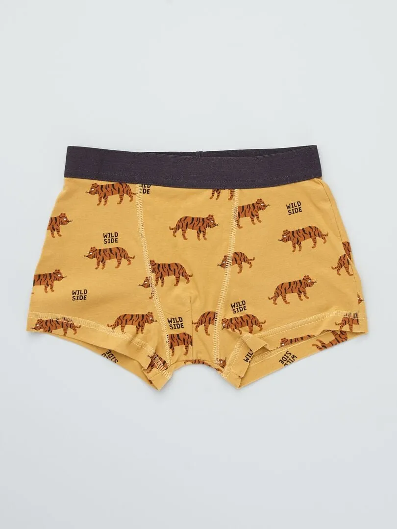 PACK DE 3 BOXERS  AMARILLO