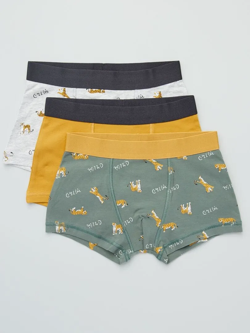 PACK DE 3 BOXERS  VERDE