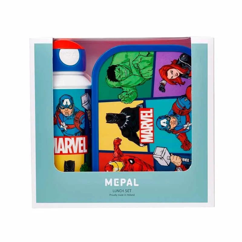 Pack de almuerzo campus Avengers Mepal