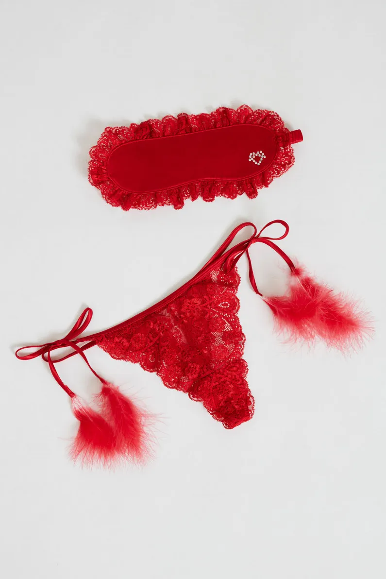 PACK REGALO: TANGA CON ANTIFAZ