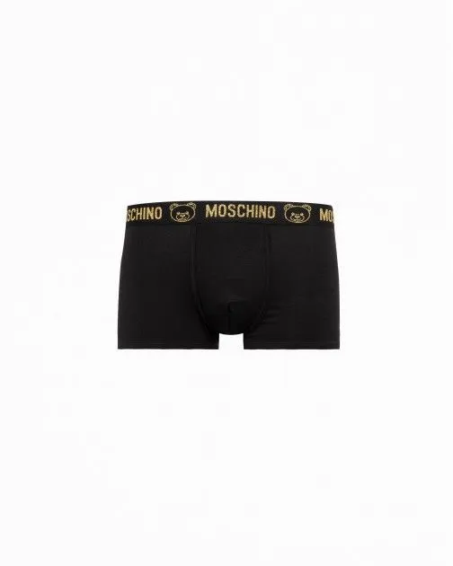 PACK TSHIRT + BOXER MOSCHINO UNDERWEAR A2102 NEGRO