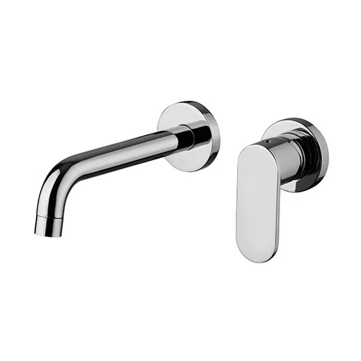 PAINI DOMUS MEZCLADOR MONOMANDO EMPOTRABLE PARA LAVABO CON CAÑÓN DE 199 CM