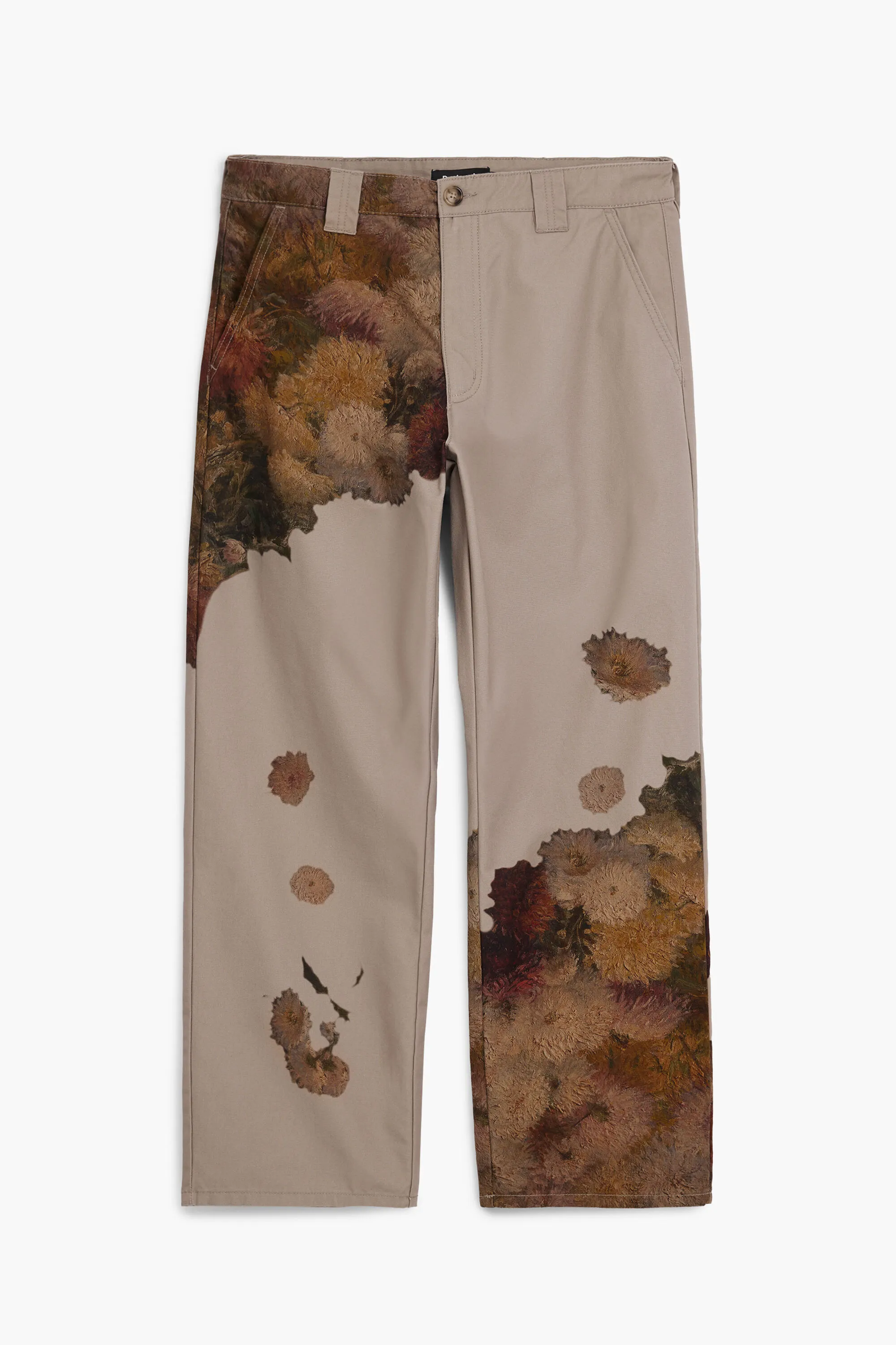 Pantalón estampado flores