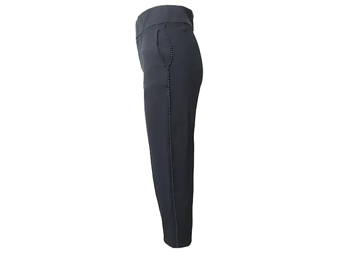 Pantalones Chloé Tailored en Acetato Negro 