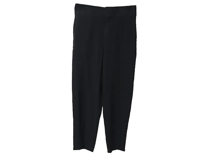 Pantalones Chloé Tailored en Acetato Negro 