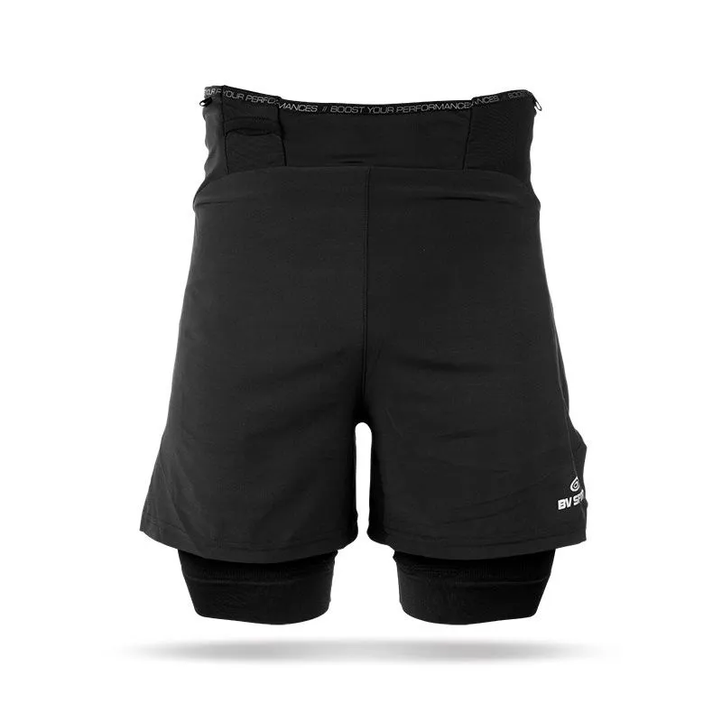 Pantalón corto trail/running BV sport CSX EVO2 COMBO (Negro)