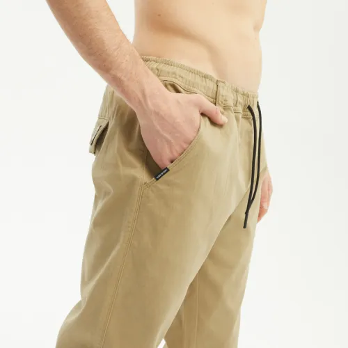 PANTALóN HYDROPONIC JOGGER TEJIDO ELáSTICO LARGO HOMBRE FRONTIER DARK SAND REF. REF. P340204 BEIG CAMEL