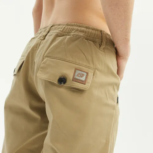 PANTALóN HYDROPONIC JOGGER TEJIDO ELáSTICO LARGO HOMBRE FRONTIER DARK SAND REF. REF. P340204 BEIG CAMEL