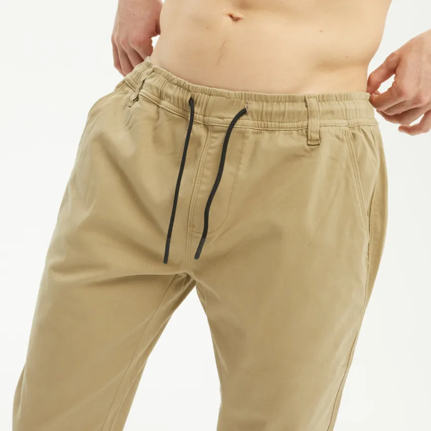 PANTALóN HYDROPONIC JOGGER TEJIDO ELáSTICO LARGO HOMBRE FRONTIER DARK SAND REF. REF. P340204 BEIG CAMEL