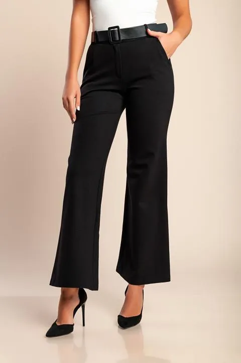 Pantalón largo elegante, negro