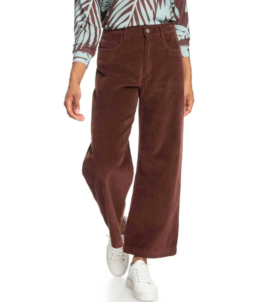 Pantalón ROXY de pana para Mujer SURF ON CLOUD CORD Ref.ERJNP03523 (RSY0) color marrón