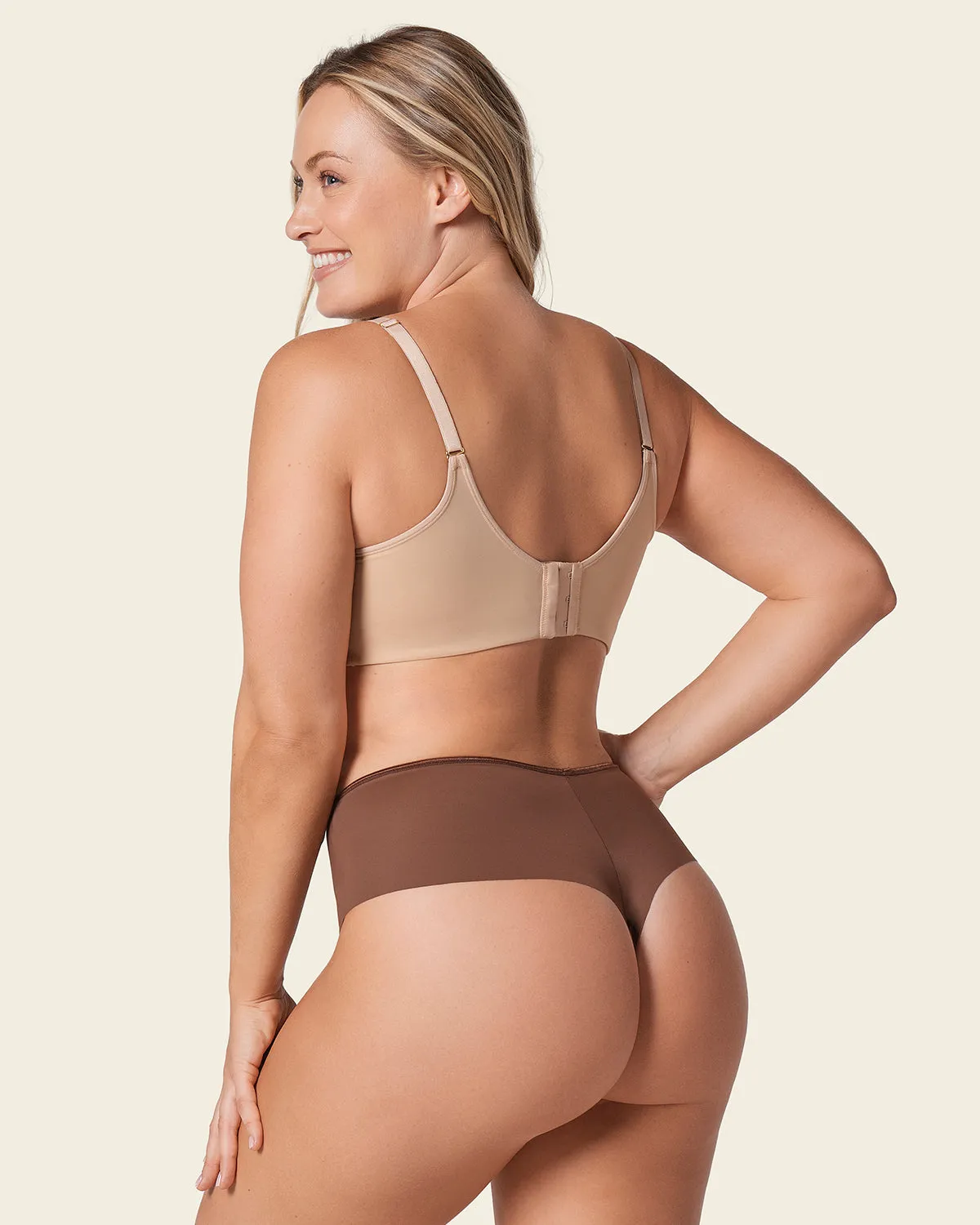 Panty faja brasilera de compresión fuerte tiro alto