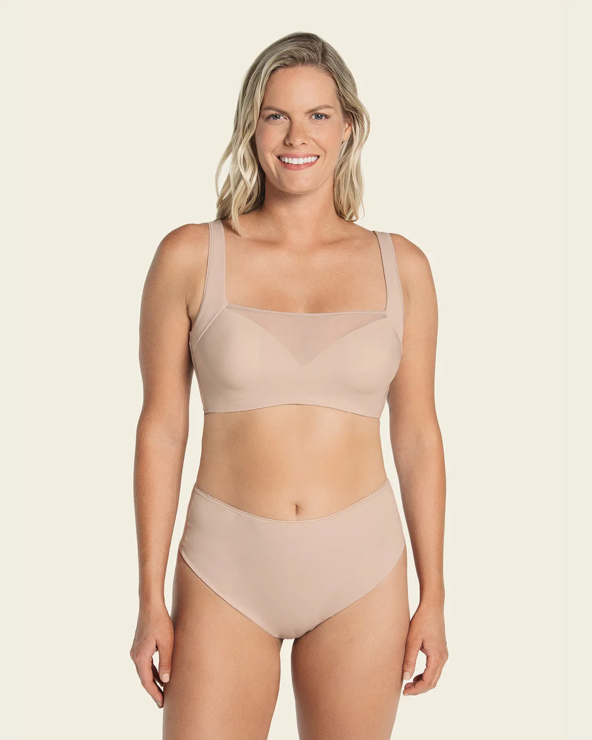 Panty faja brasilera de compresión fuerte tiro alto