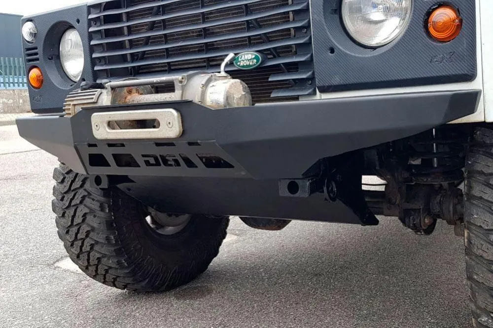 Paragolpes frontal acero Defender con AC