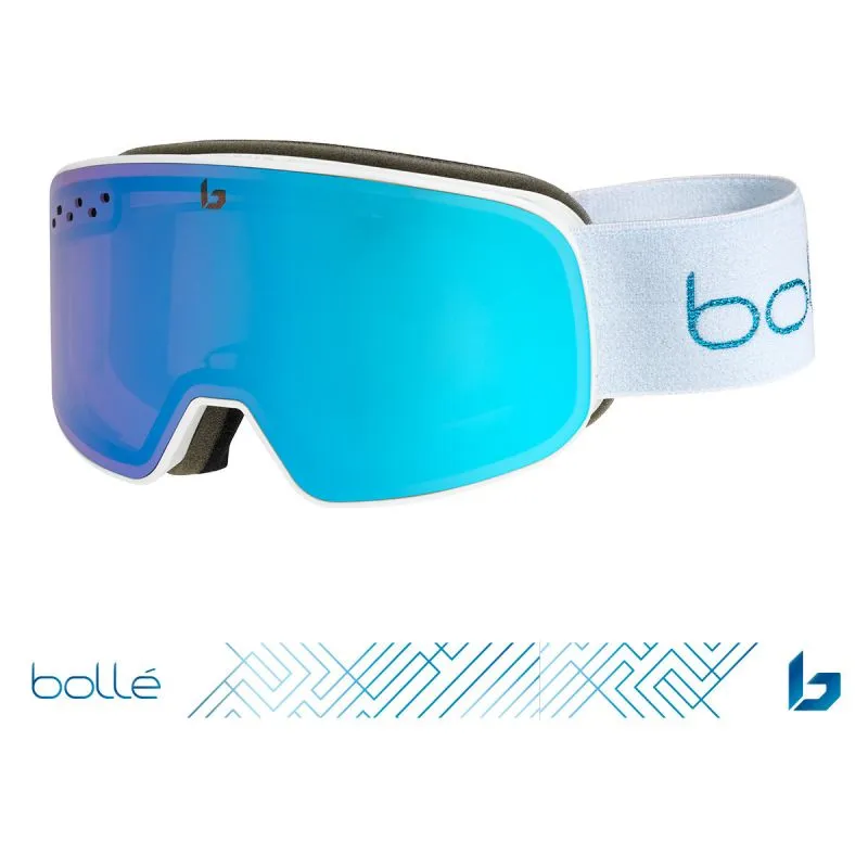 PASAMONTAñAS BOLLé NEVADA PEQUEñO (BLANCO AZUL METáLICO MATE  CAT2)