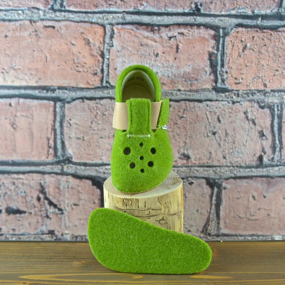 PEGRES  BF04  ZAPATILLAS DE CASA BAREFOOT  VERDE