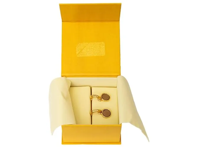 Pendientes colgantes con karligrafía de Fendi Dorado 