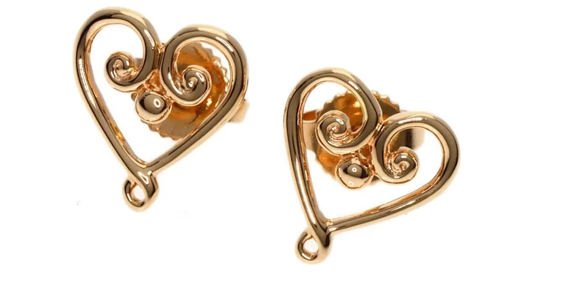 Pendientes en forma de corazón Goldoni de Tiffany & Co. 