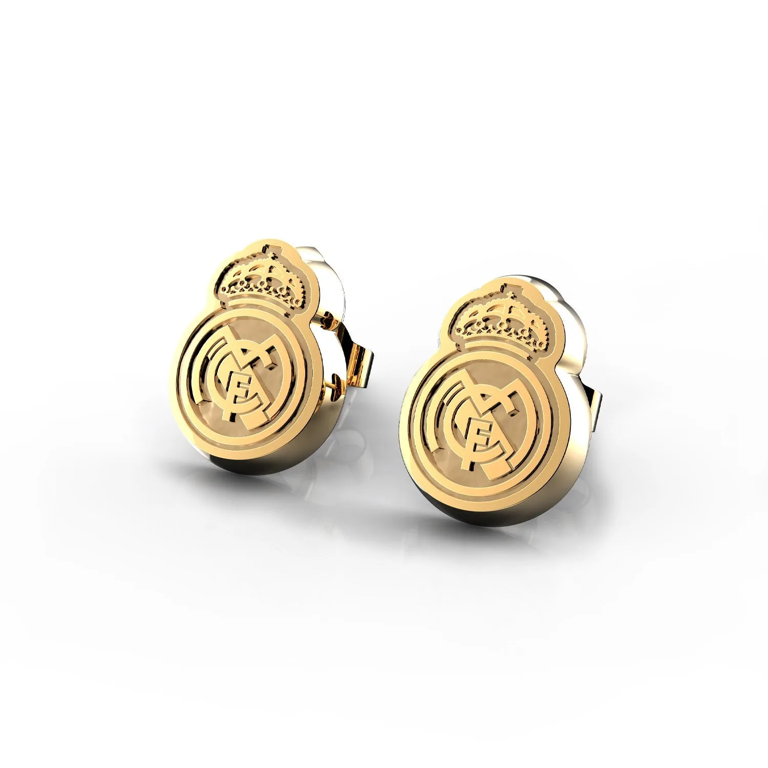 Pendientes Escudo Oro Real Madrid
