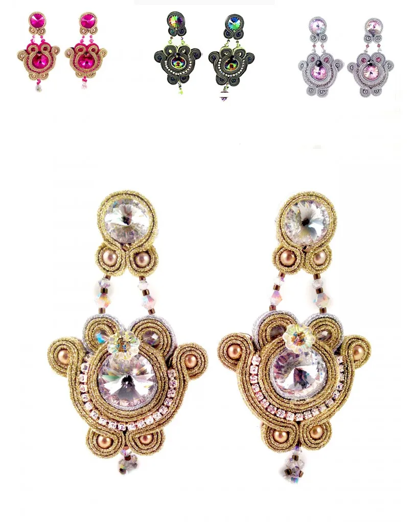 PENDIENTES FLAMENCA CRISTAL SWAROSKI