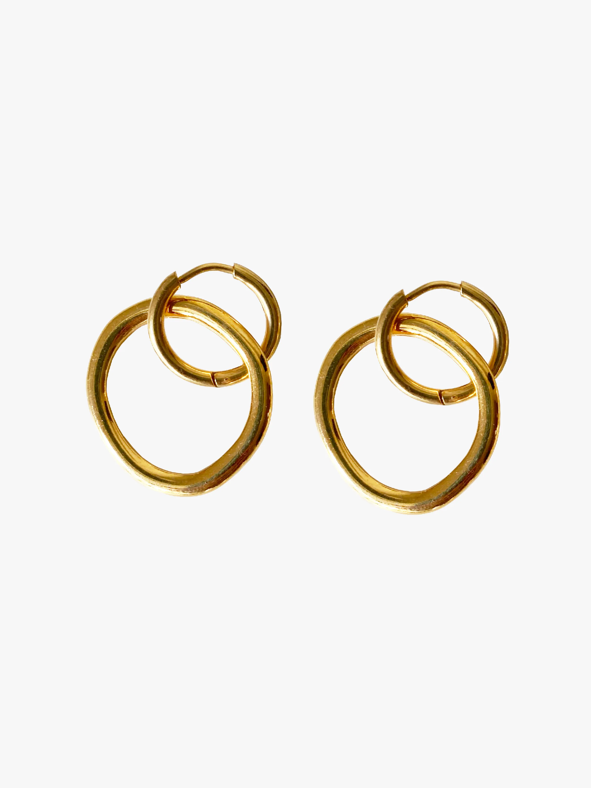 Pendientes Irregular hoops