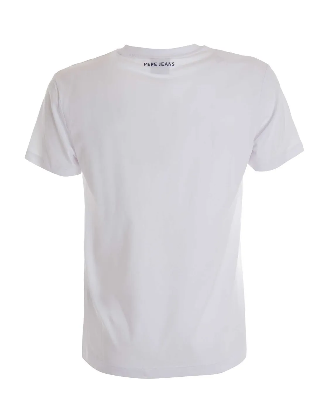 PEPE JEANS  CAMISETA BLANCA RED BULL RACING LOGO DRIVER RU500005 HOMBRE
