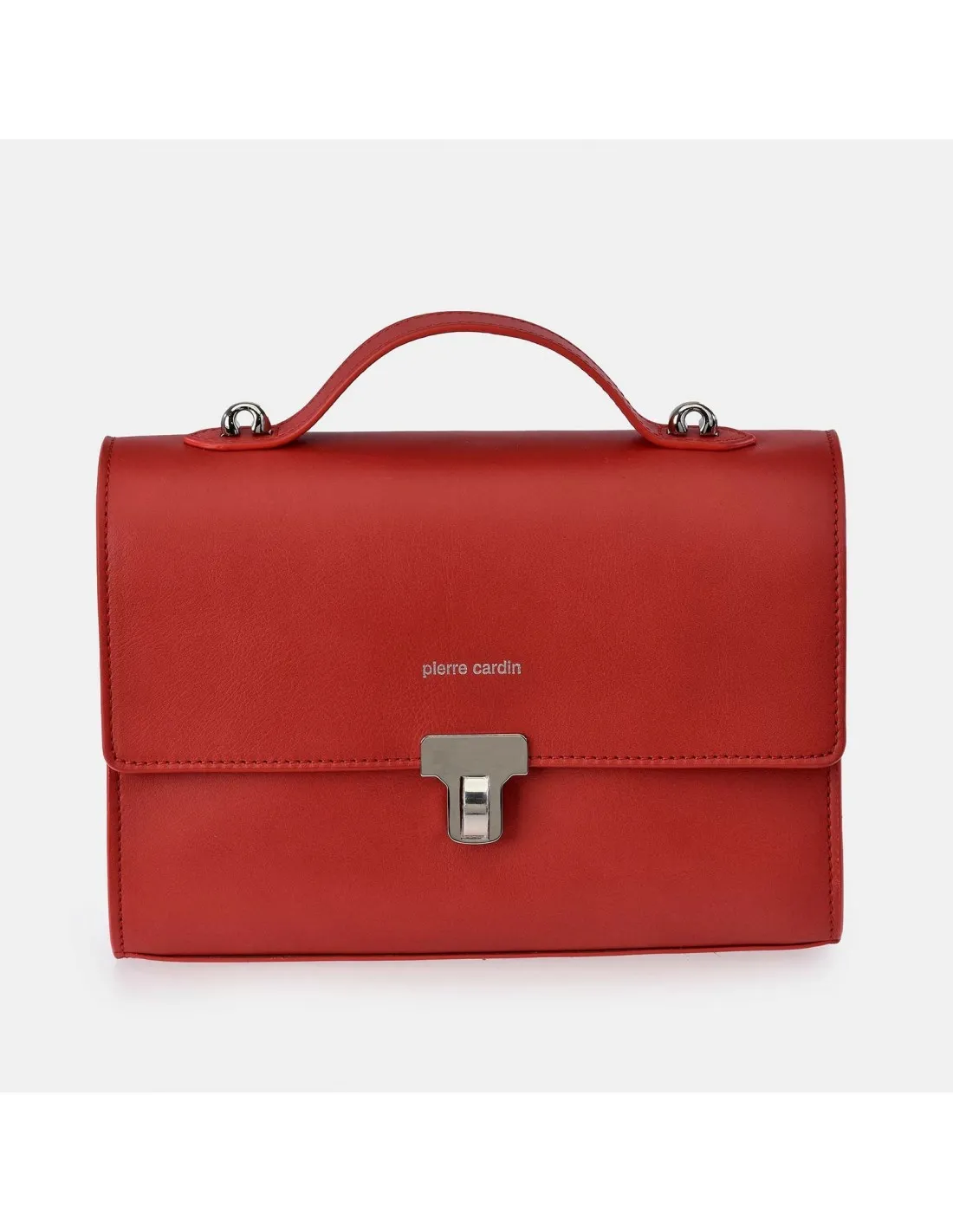 PIERRE CARDIN  Bolso de mano con bandolera mujer Piel Napa