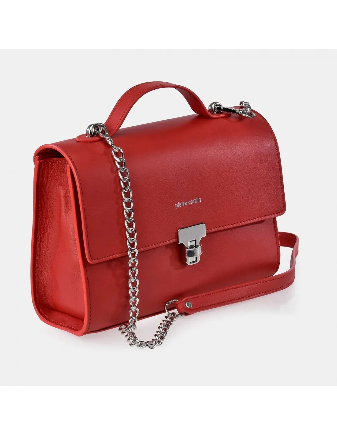 PIERRE CARDIN  Bolso de mano con bandolera mujer Piel Napa