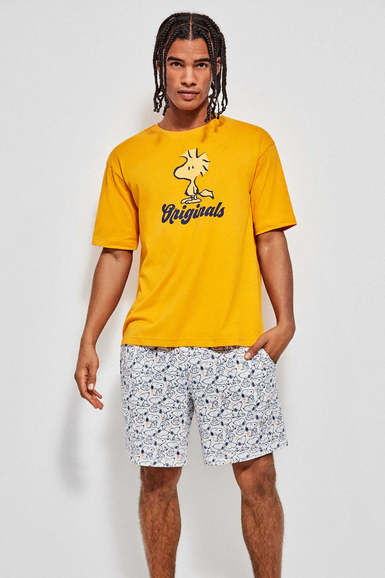 Pijama hombre estampado Snoopy