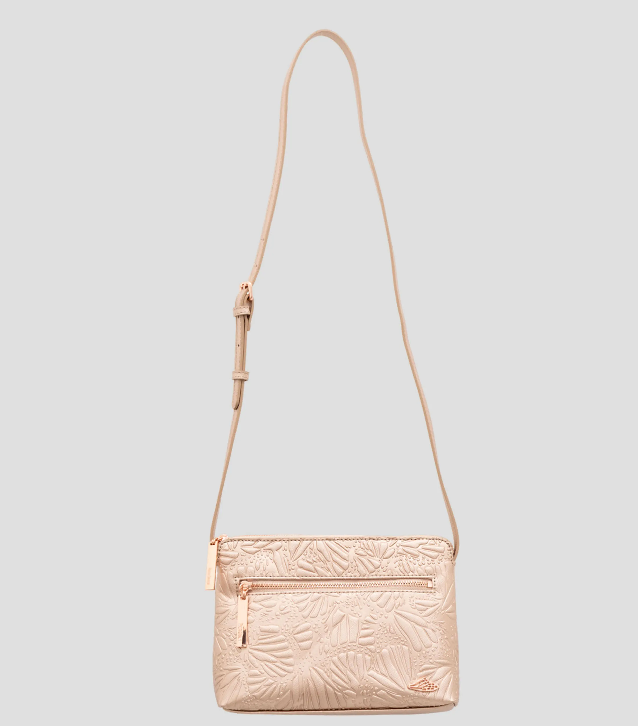 Pineda Covalin Bolso crossbody rosa Yaakun con mariposas Mujer