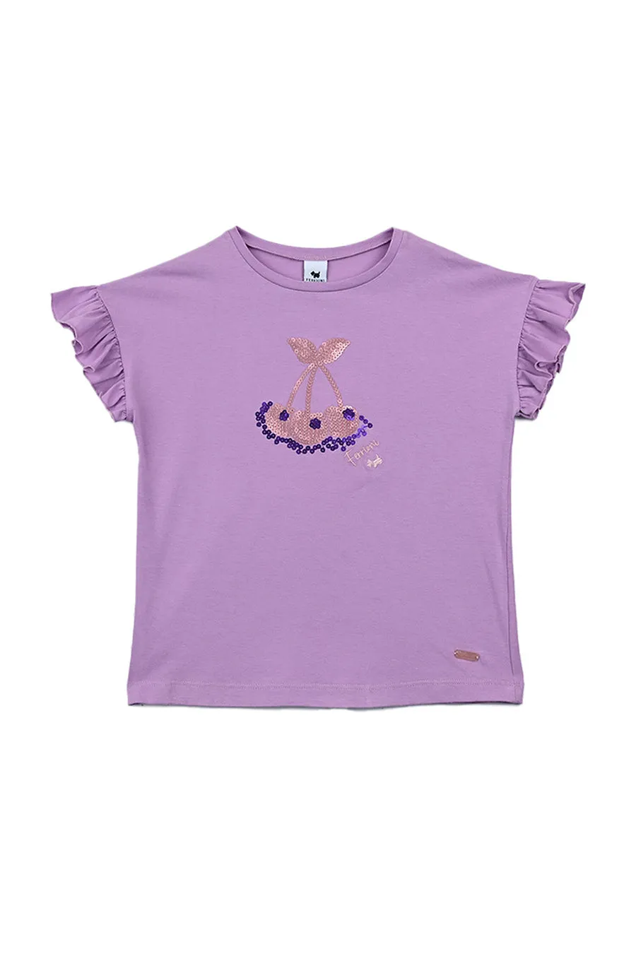 Playera Cerezas Manga Corta