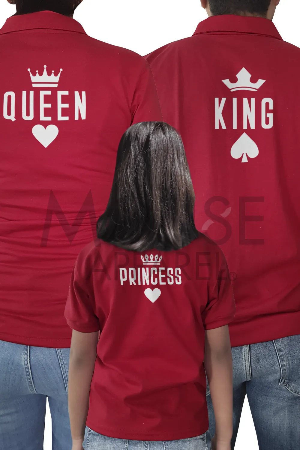 Playera tipo polo Bebé y Nia. Princess