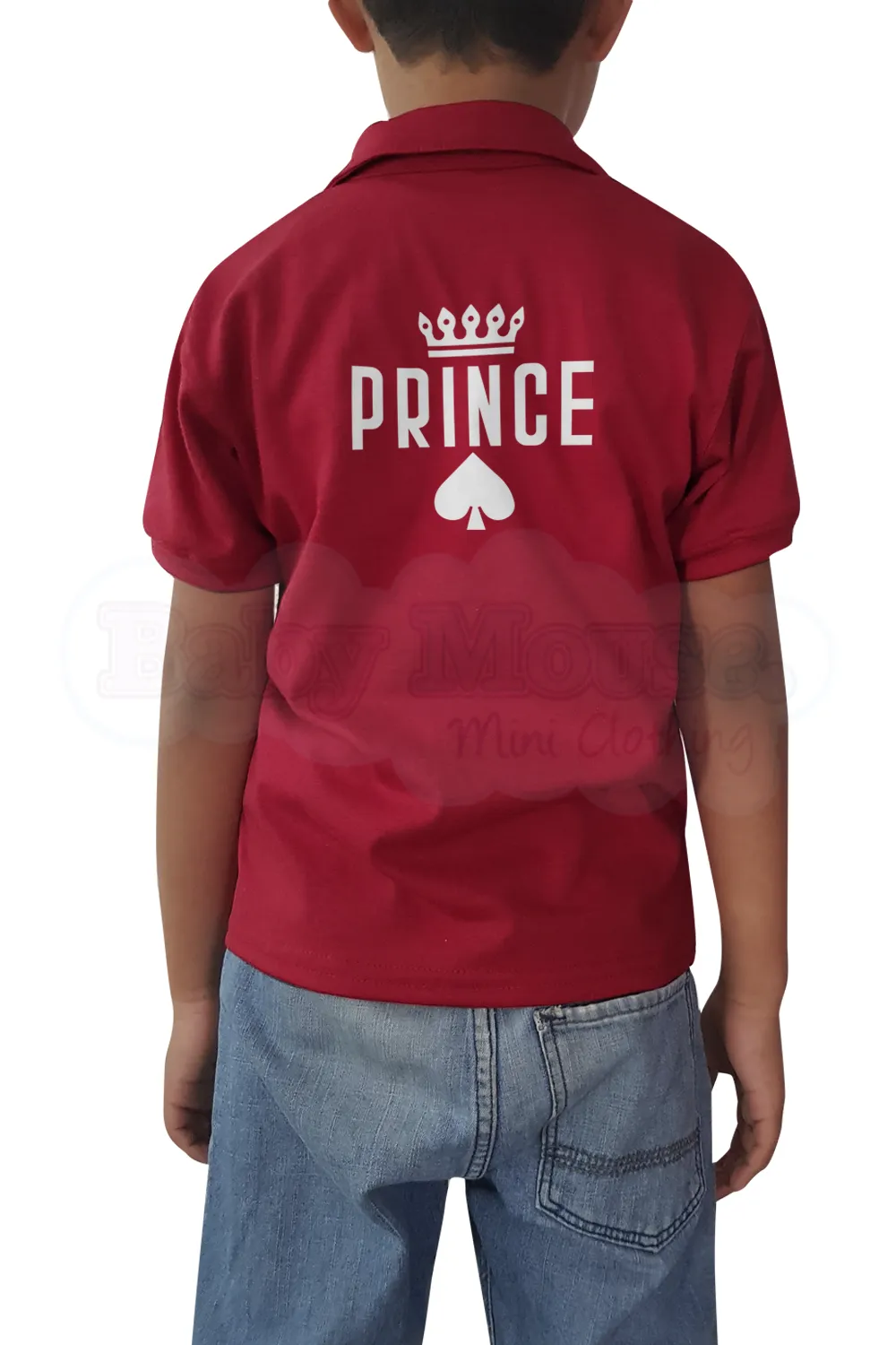 Playera tipo polo Bebé y Nio. Prince