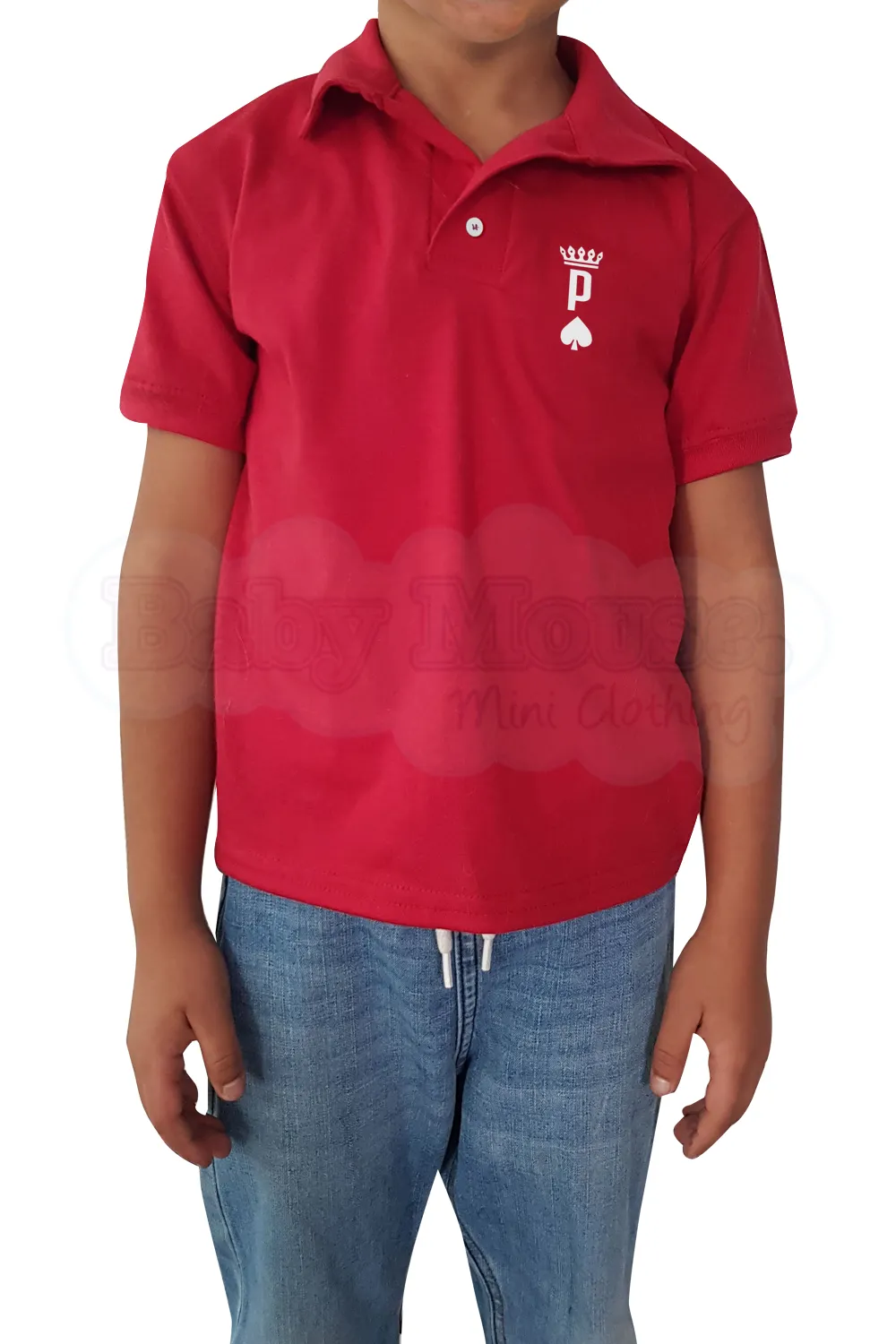 Playera tipo polo Bebé y Nio. Prince