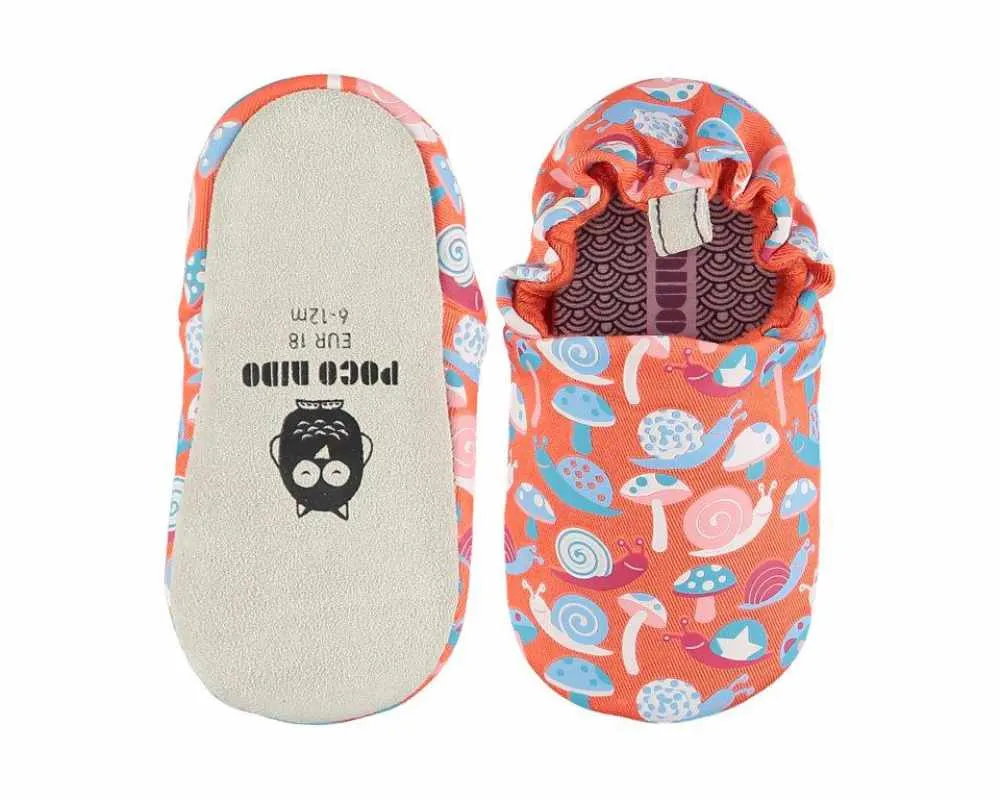 Poco Nido Mini Shoes Caracoles Rojo