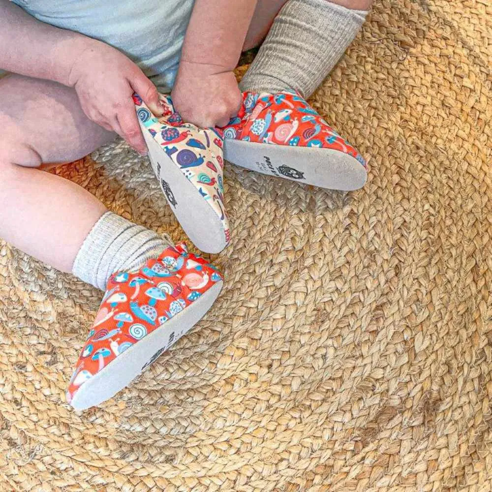 Poco Nido Mini Shoes Caracoles Rojo