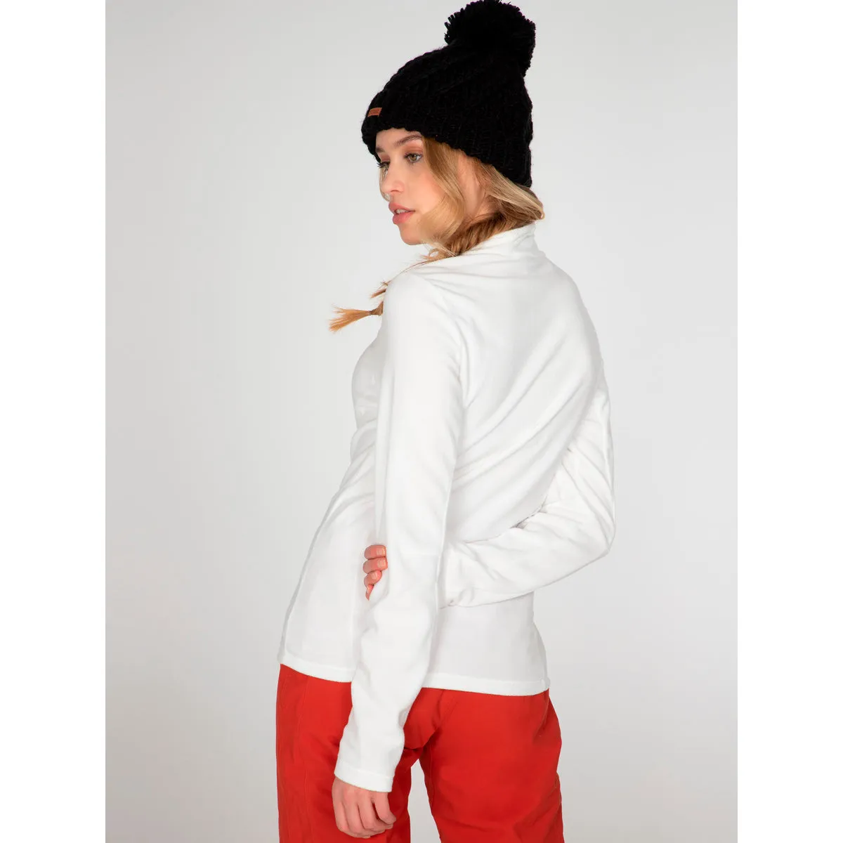 Polar Mujer Mutez 1/4 Zip Top Protest Blanco