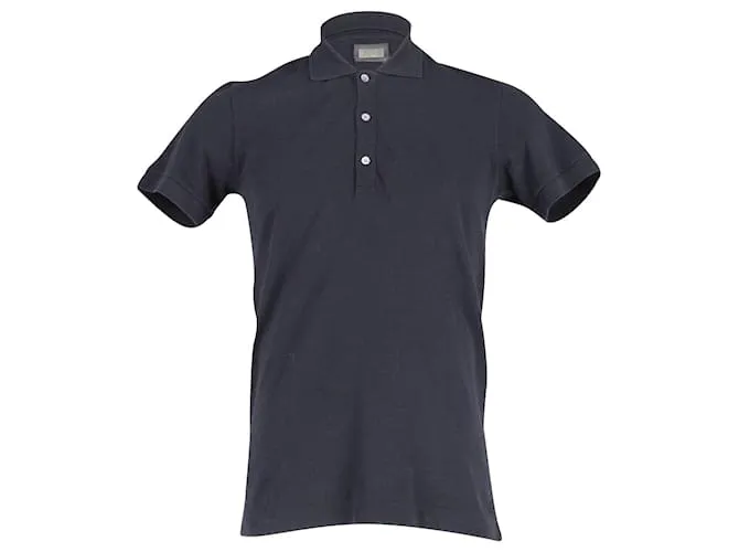 Polo Dolce & Gabbana de manga corta en algodón negro 