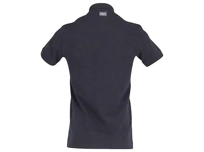 Polo Dolce & Gabbana de manga corta en algodón negro 