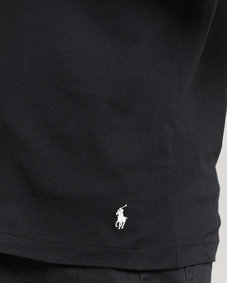 POLO RALPH LAUREN 3PACK CREW NECK TSHIRT WHITE/BLACK/ANDOVER HEATHER