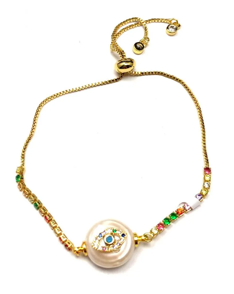 PULSERAS PARA MUJER CON PRECIOSA DECORACION CRISTAL Y PERLA
