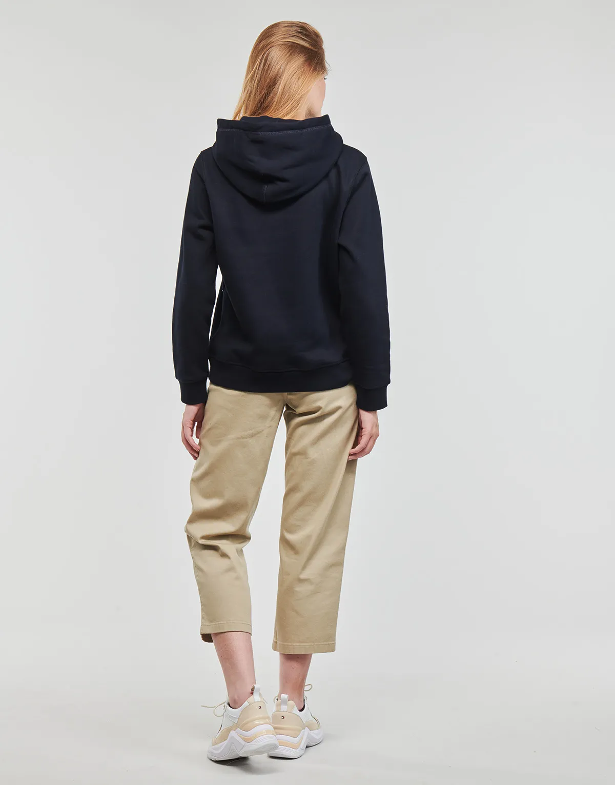 REG MONOGRAM EMB HOODIE LS