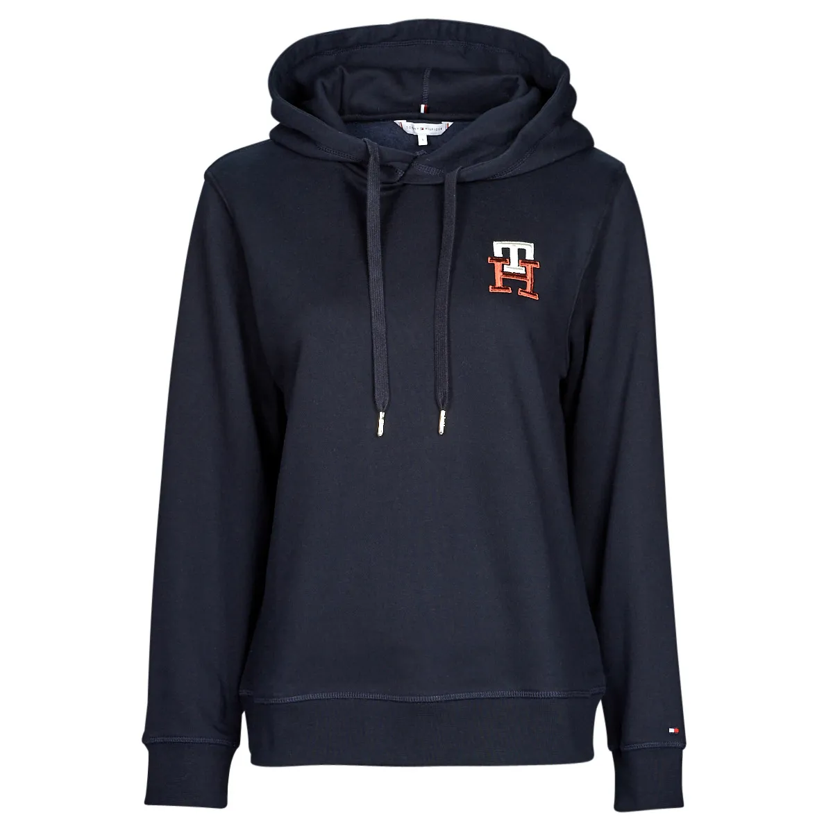 REG MONOGRAM EMB HOODIE LS