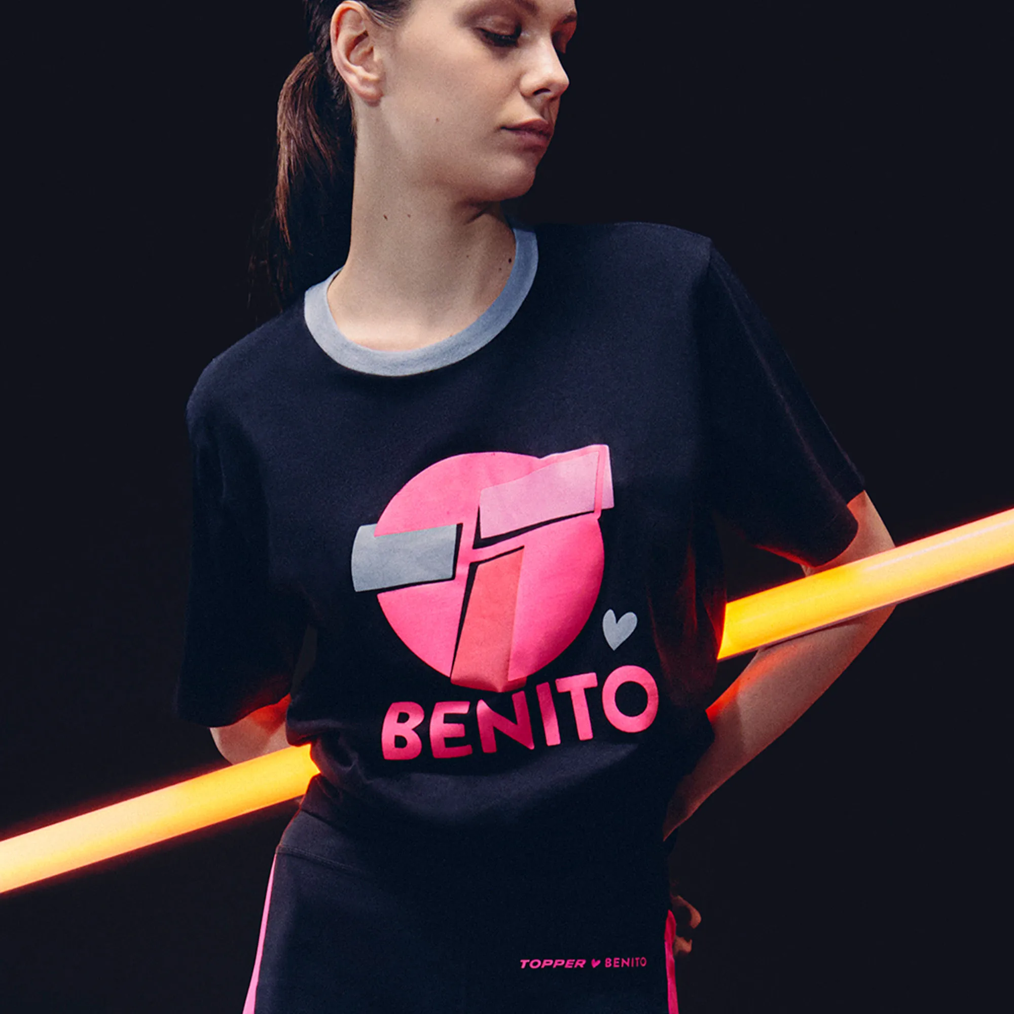 REMERA MUJER BOXY  TOPPER X BENITO