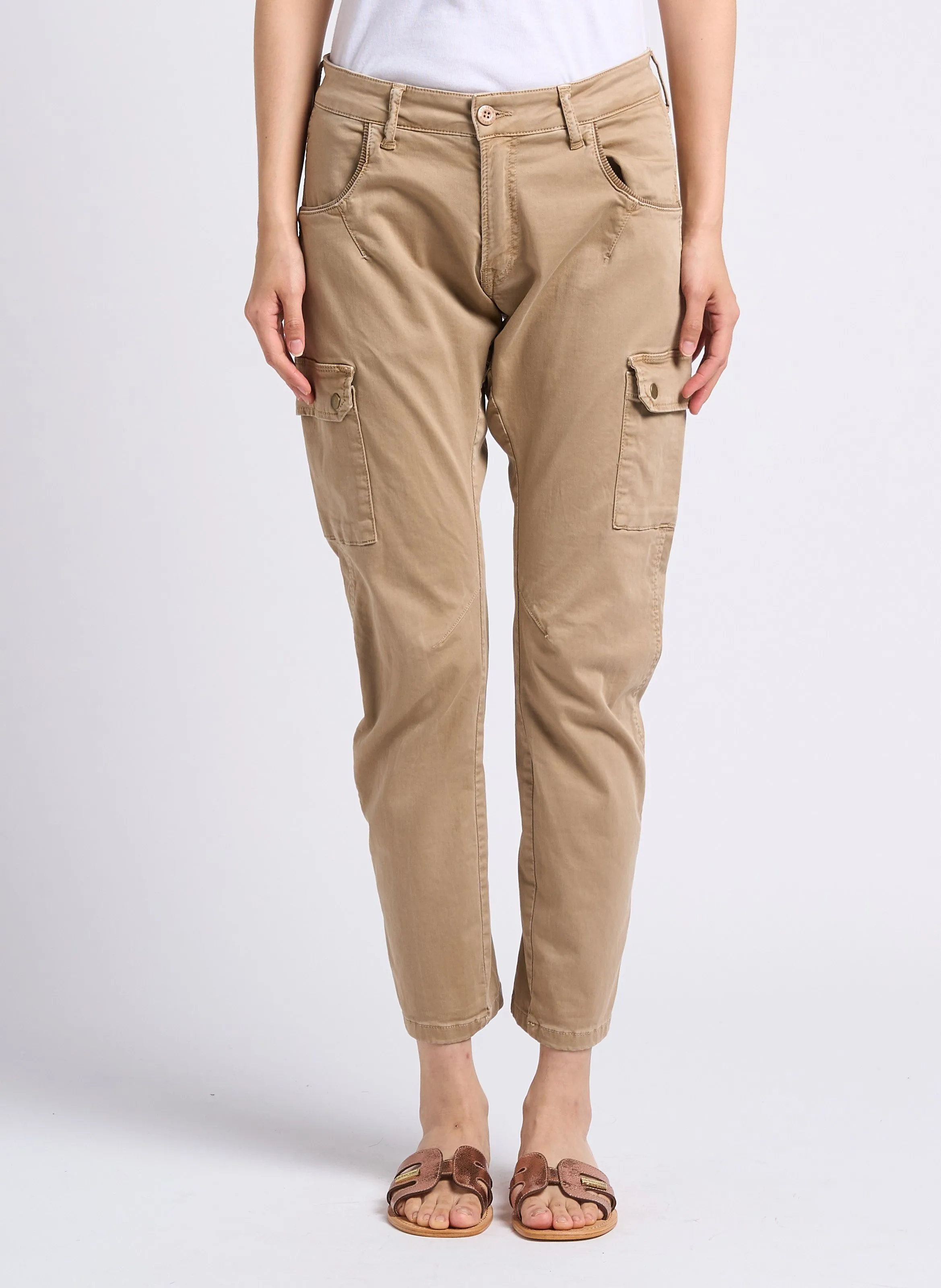 RIVERA  PANTALóN CARGO EN MARRON