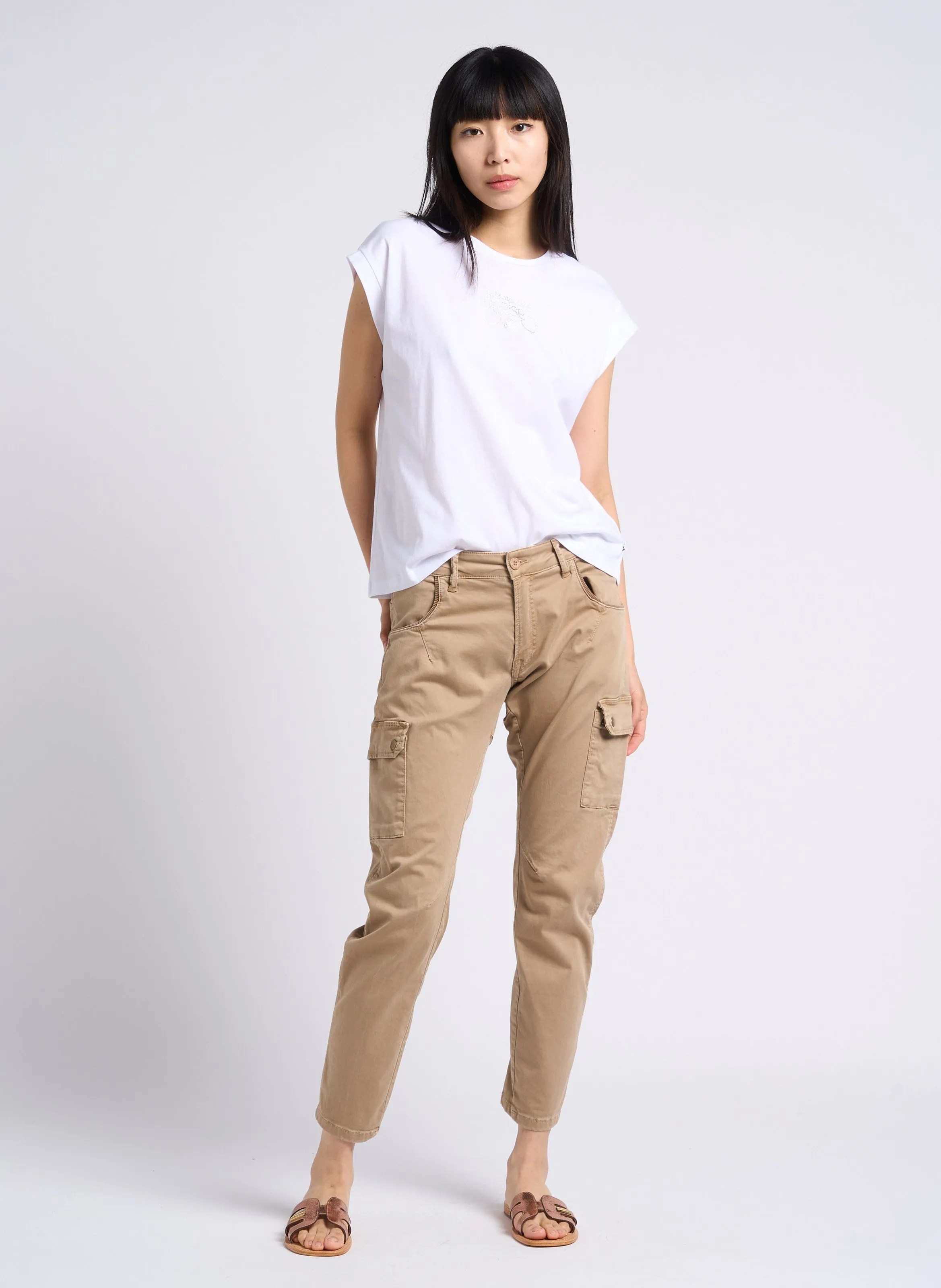 RIVERA  PANTALóN CARGO EN MARRON
