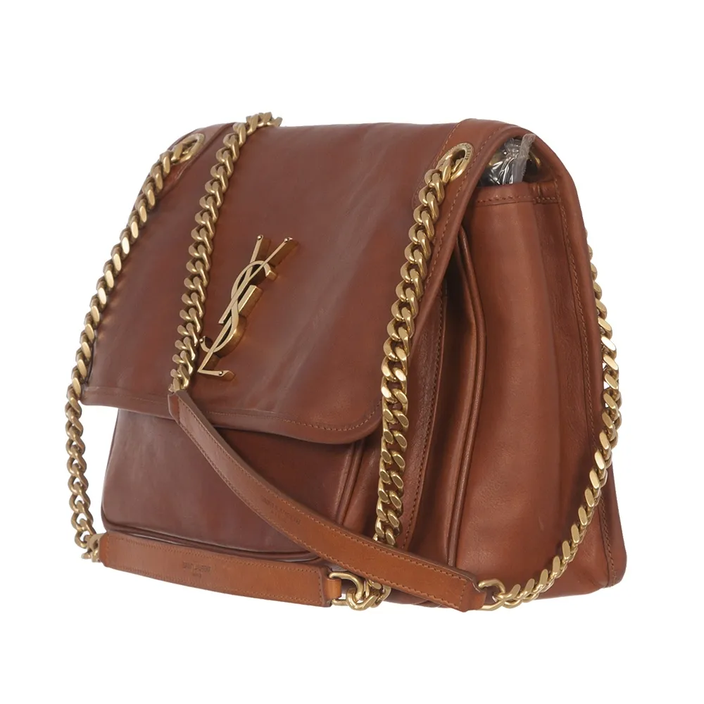 Saint Laurent Bolso Niki Mediano Marrón